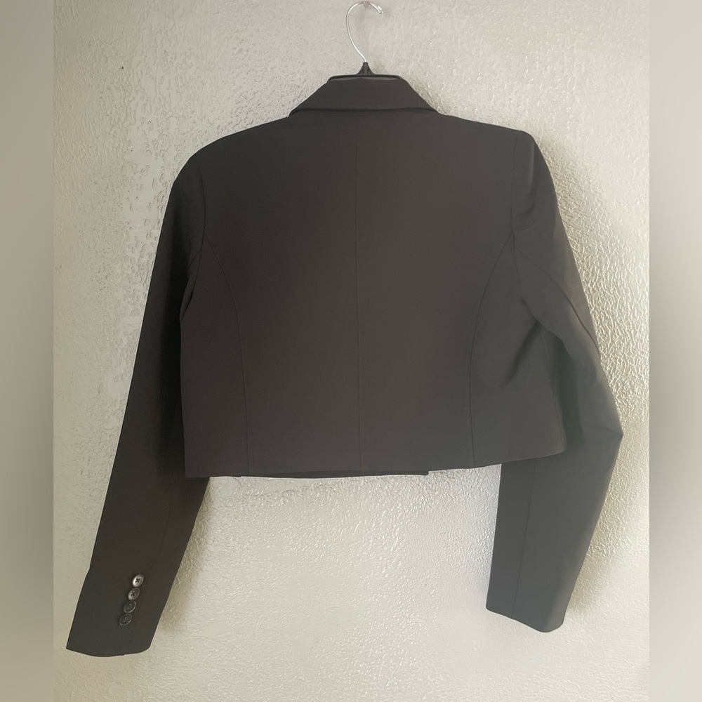 Express Cropped Double-Breasted Blazer Jacket - B… - image 2